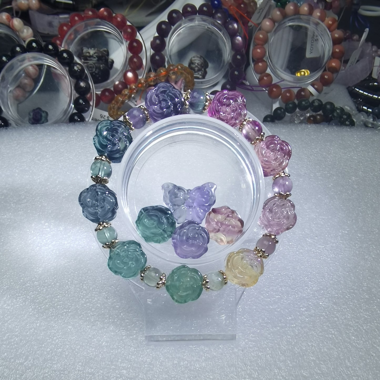 Crystal Bracelet Fluorite Bracelet